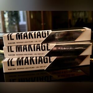 IL MAKIAGE Black Card Waterproof Liquid Eyeliner x 3